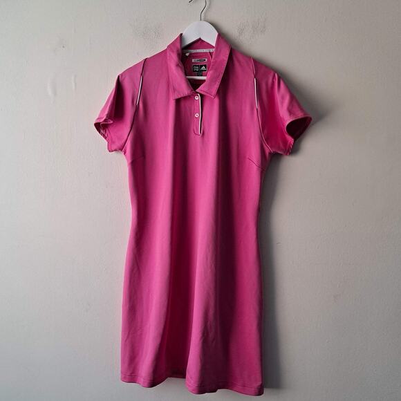 Adidas Pink ClimaCool Short Sleeve Active Dress - Size 12 - Picture 5 of 13